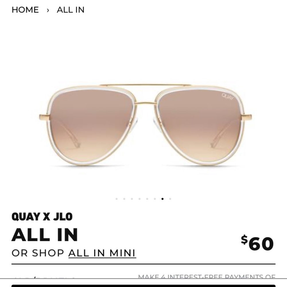 Quay Australia x JLo All In Glasses